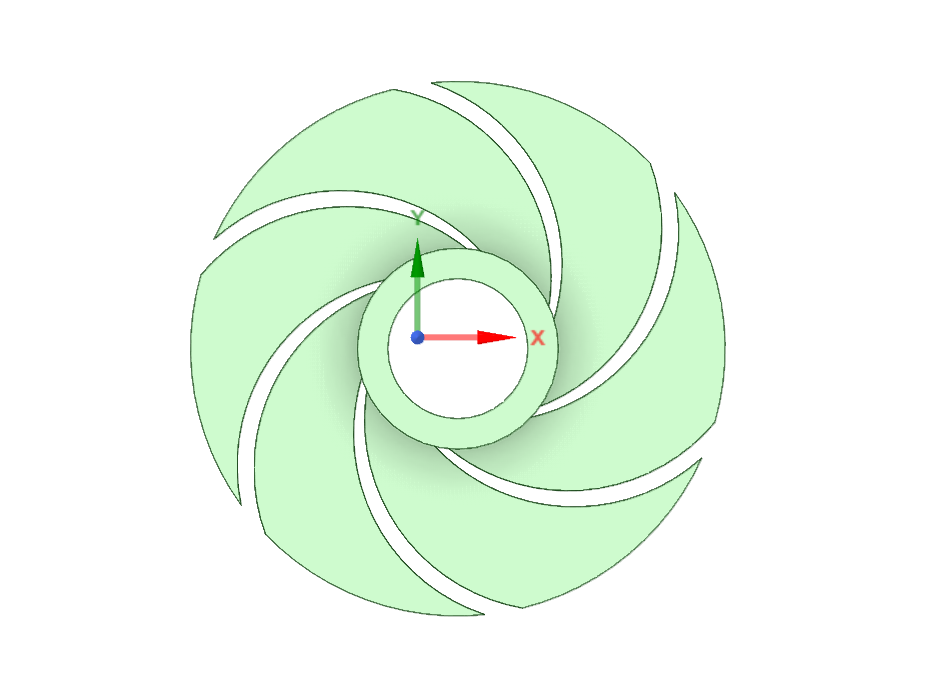 多级离心泵流体域抽取方法1